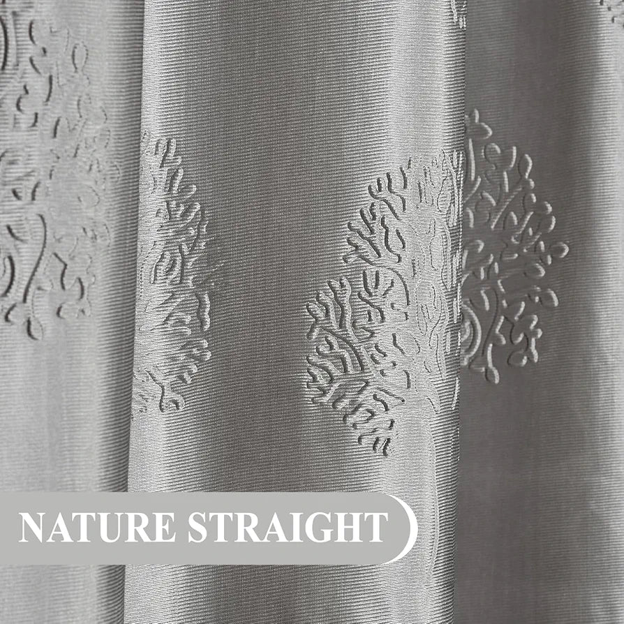 Fresh From Loom Window Floral Room Darkening Curtains 5 Feet Long