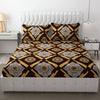 Fresh From Loom Elastic Fitted Floral Bed Sheets King Size Bed With Two Pillow Cover Soft Microfiber Bed Covers 144 Tc Dark Brown