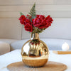 Behoma Metal Flower Vase Golden Vase 1Pcs Flowers not Included