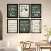 Kotart In This Kitchen Restaurant Quotes Posters with Frame for Kitchen