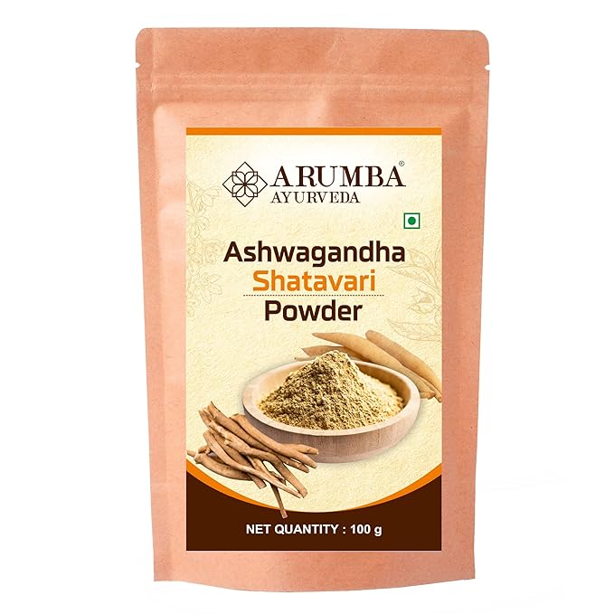 Arumba Ashwagandha and Shatavari Powder - 100 gms