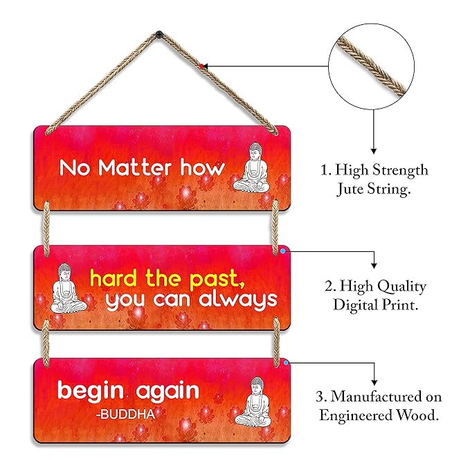 Sehaz Artworks Buddha Home Decor Items Wall Hangings Wall Decoration Items  -3-0012