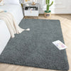 Luxe Home International Carpet Super Soft Anti Slip Vegas Rectangular Rugs Colour Grey