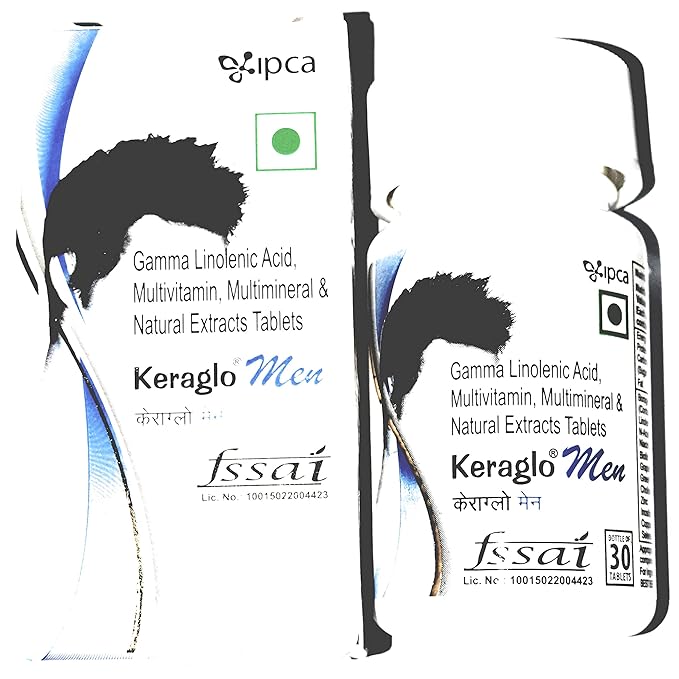 IPCA Keraglo Men Natural Extract - 30 Tablets