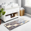 Luxe Home Columbo Anti-Fatigue Kitchen Mat Non-Slip Cushioned Comfort Mat Geometric Hexagonal Pattern Standing Desk Mat Colour Diamond