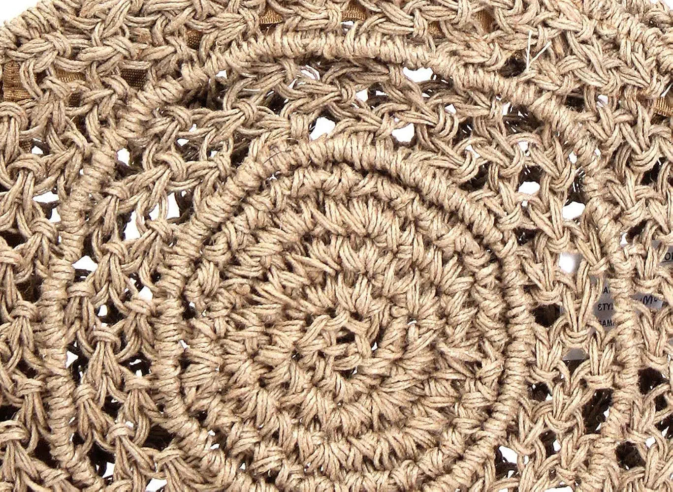 Astrid Handmade Macrame Flap Over Sling Bag For Girls And Women Colour Nut Brownish Beige