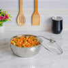 Femora Stainless Steel Double Wall Insulated Curry Server Curry Bowls | 1500 Ml | Set of 3