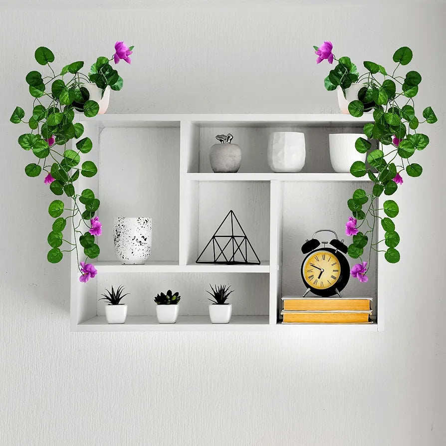 Artificial Flower Vine Plants Falling With Small Size Pot-Natural Touch & Feel Pack Of 2 DESIGN-05