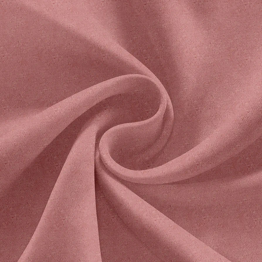 Divine Casa Velvet Blackout Window Curtain 5 Feet Premium Room Darkening Noise Reducing & Thermal Insulated Single Panel Colour Falmingo (Pack of 1)