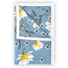 Divine Casa 100% Cotton Double Bed Dohar Ultra-Soft & Lightweight AC Blanket Colour Blossom Haven Sky Blue