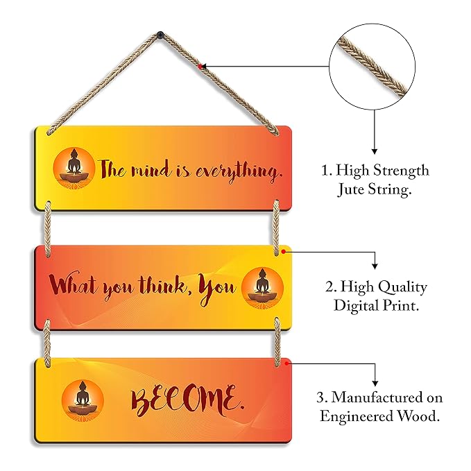 Sehaz Artworks Buddha Wall Hanging Home Decor Items Home Decoration Items  -3-0030