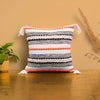 Sajavat Home Cotton Cushion Cover Colour Beige & Orange