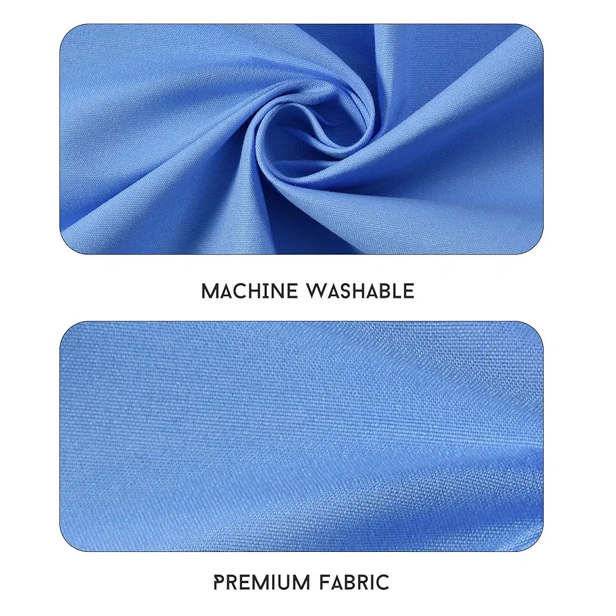 Fresh From Loom 144 TC Plain King Size Microfiber Bed Sheet Set Printed with 2 Pillow Covers Skyblue Plain