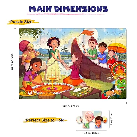 The Puzzl Co - Christmas Puzzle for Kids Set of 2 Jigsaw Puzzles Fun & Educational Puzzle Games