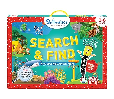 Skillmatics Preschool Learning Activity Search And Find Educational Game Perfect For Kids Toddlers