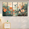 Livin'luxe Multiple Frames Beautiful nature scenery Wall Painting XL35306