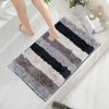 Luxe Home International Rectangular Bathmat 2500 Gsm Microfiber Anti Skid Slip Water Absorbent Machine Wash Colour Shadow 45Cm X 75Cm