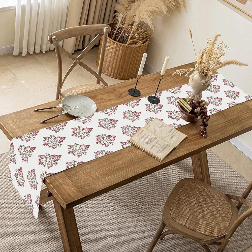 Ishro Home Premium Table Runner Colour Retro