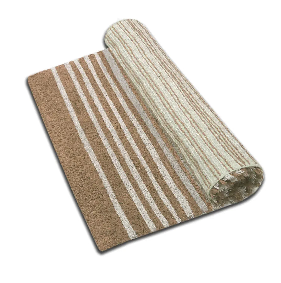 The Home Talk Cotton Morocco Door Mat Water Absorbent Ultra Soft Mats Non-Slip