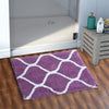 Aerohaven Glorious Super Soft Microfiber Designer Anti Slip Bathmat Wine Colour