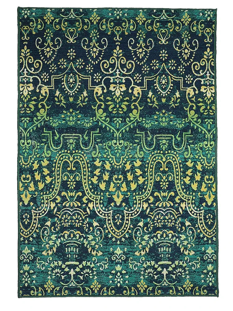 Status Contract 3D Printed Carpet Rug Runner with Anti Slip Backing Polyester