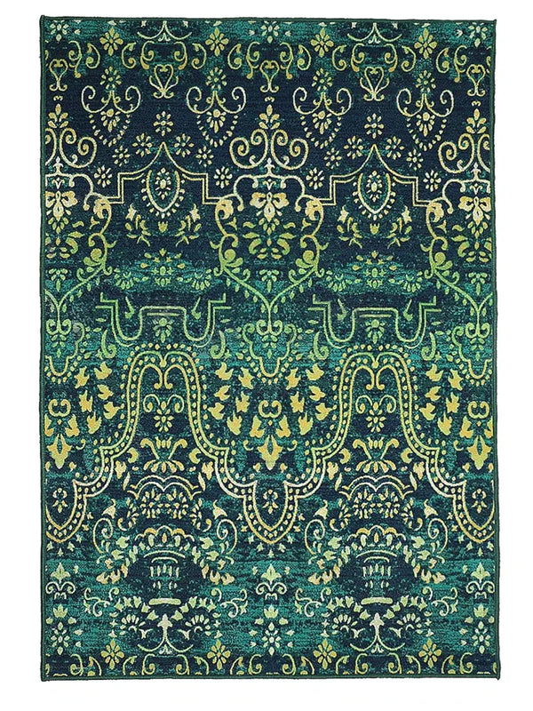 Status Contract Premium Vintage Printed Carpet Rug for Bedroom/Living Area/Home with Anti Slip Backing