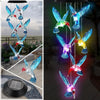Taiga Humming Bird Solar Power Wind Chimes Color Changing Hanging Led Lights Multi Color