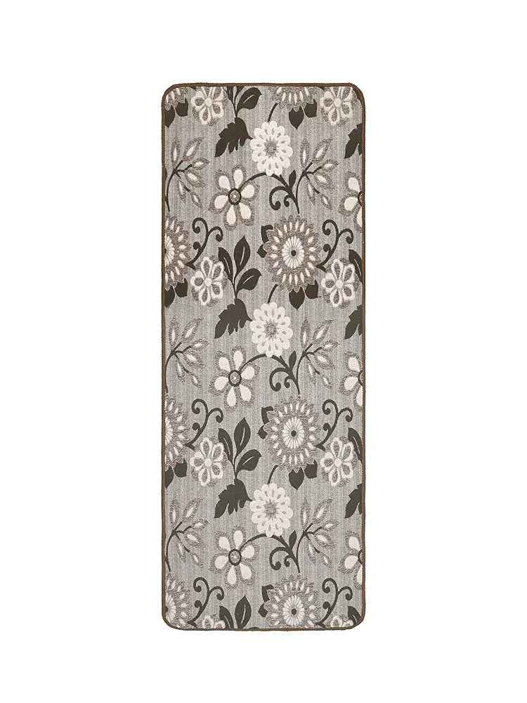 Saral Home Noureau Floral Soft Cotton Durable & Washable Multipurpose Runner