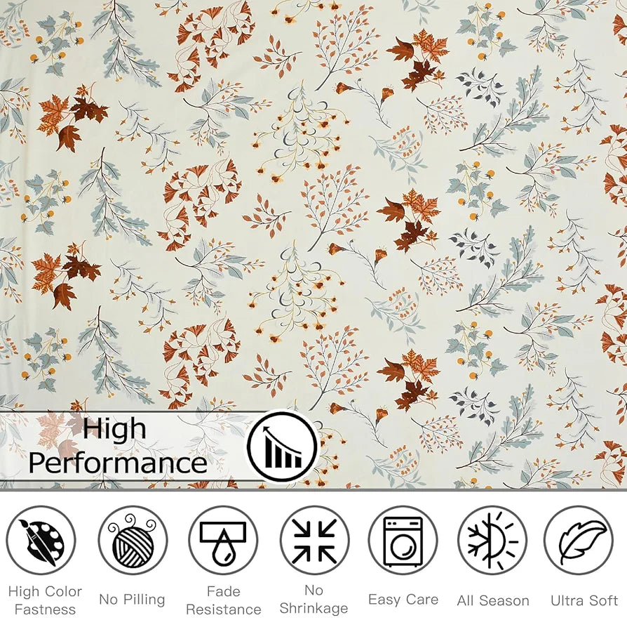 Fresh From Loom 200 TC Microfiber Soft Cotton Bedsheet for Single Bed with 1 Pillow Cover Shell White