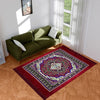 Kuber Industries Carpet Velvet Carpet-Rug for Home Decor Carpet Rug for Bedroom Printed Carpet for Living Room Maroon