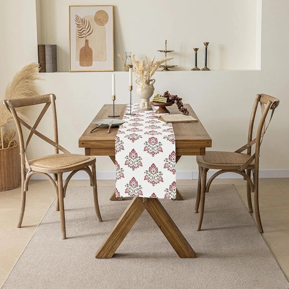 Ishro Home Premium Table Runner Colour Retro