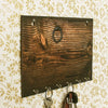 Ecraftindia Abstract Theme Wooden Key Holder With 6 Hooks