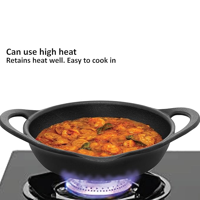 Hawkins Futura Cast Iron Frying Pan 24 Cm Diameter Cast Iron Skillet