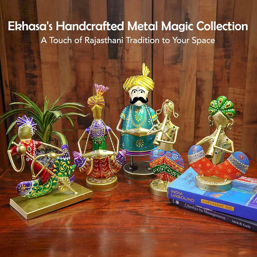 Ekhasa Nostrae Metal Show Pieces Rajasthani Dancers