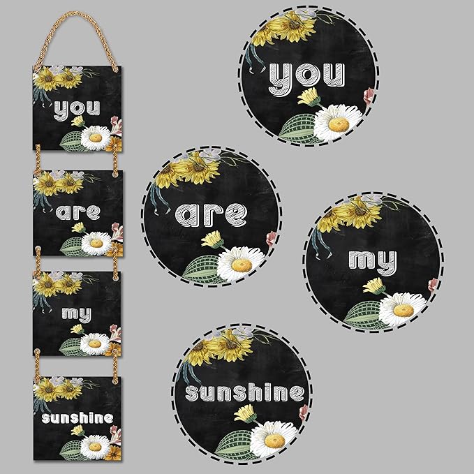 Sehaz Artworks Sunflower Wall Hangings Home Decor Items Stylish Living Room  - 4-0013