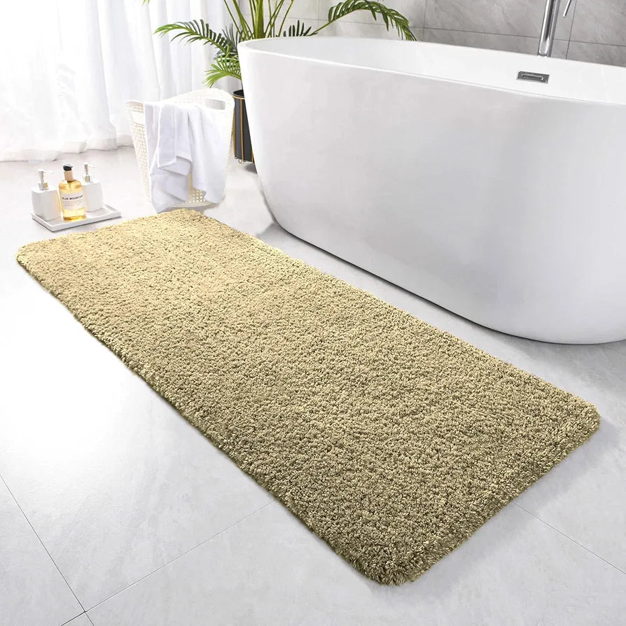 Luxe Home International Runner Super Soft Anti Skid Newman Rug For Bedroom  Rectangular Anti Colour Gold