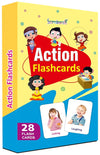 Gurukanth Premium Action Flash Cards for Kids Early Learning