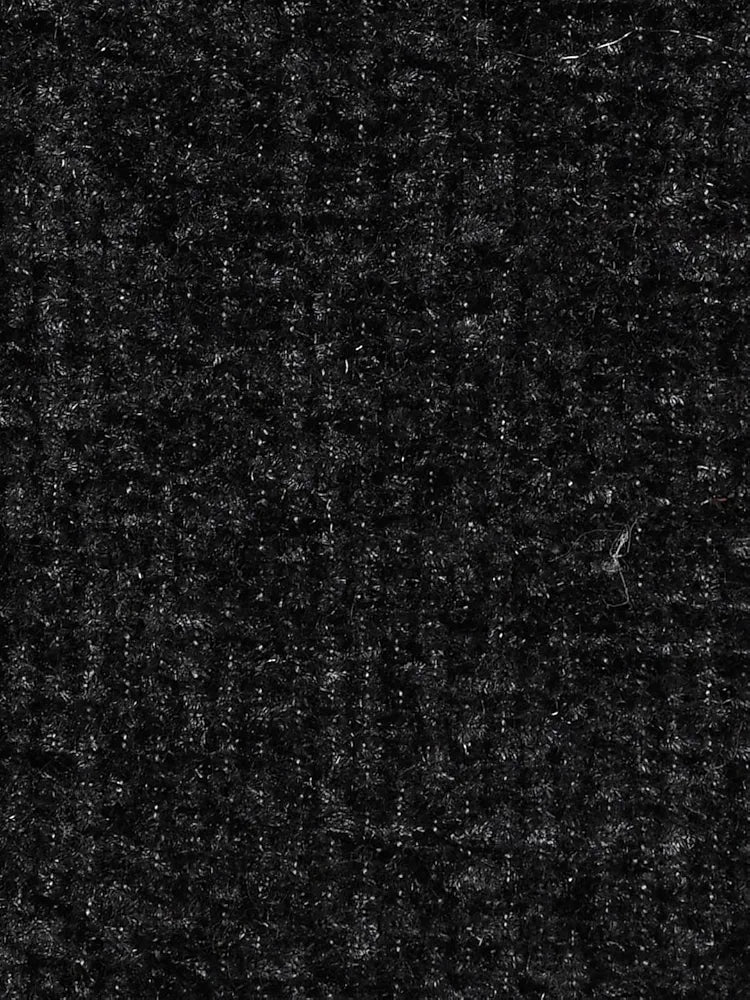 Sashaa World Colour Charcoal Chenille Cushion Cover Decorative Pillow Case