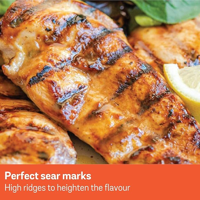 Meyer Pre-Seasoned Cast Iron Frypan Cast Iron Skillet |Induction Frying Pan 22cm Black