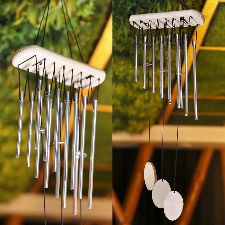 sculpmart Wind Chimes for Home Positive Energy - Hanging Bells 14-Pipe