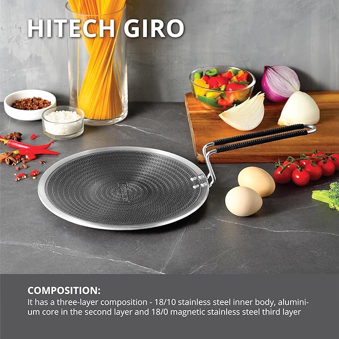 Bergner Hitech Triply Non-Stick 26 cm Roti Tawa