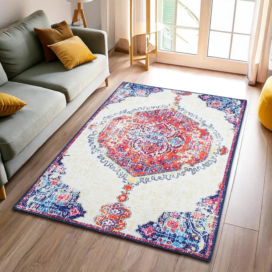 Status Contract Rugs for Living Room 3D Printed Carpet for Living Room Decor Anti Skid Backing Home Essentials