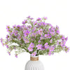 2 Pcs Artificial Flowers Bunch Milan Baby Breath 35cm Artificial Faux Gypsophila Bouquets Flower2