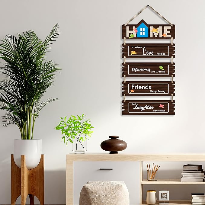 Sehaz Artworks Decorative Wall Art MDF Wooden Wall Hanger for Bedroom Living Room - 5-0005