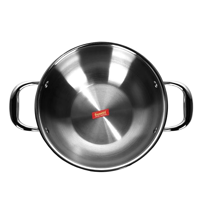 Sumeet Cook Smart TriPly SAS Kadhai - 1.5Ltr - 20Cm