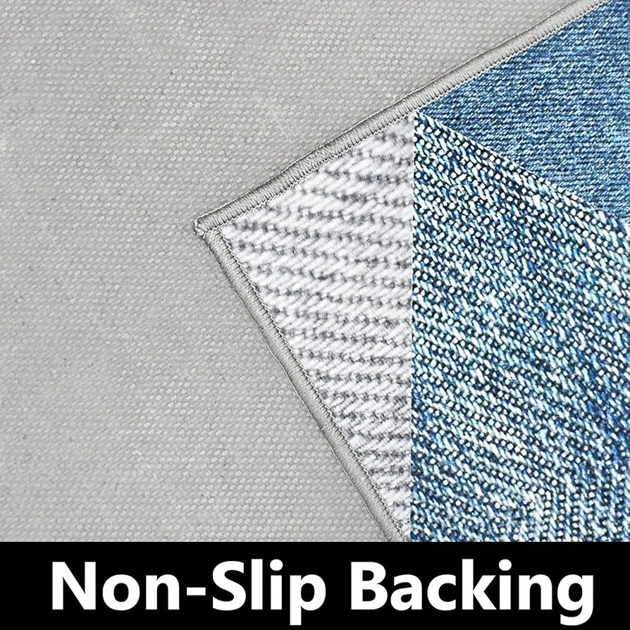 Ishro Home 3d Jet Multi Printed Carpet Rug Runner And Carpets For Bedroom Colour Crystals 5x7 Feet