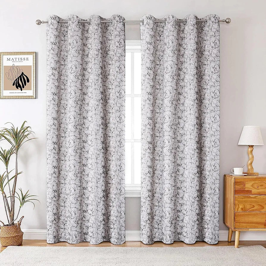 Cloth Fusion Velvet Grommet Door Opaque Curtain 7 Feet Set Of 2 245 White Colour