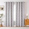 Cloth Fusion Velvet Grommet Door Opaque Curtain 7 Feet Set Of 2 245 White Colour