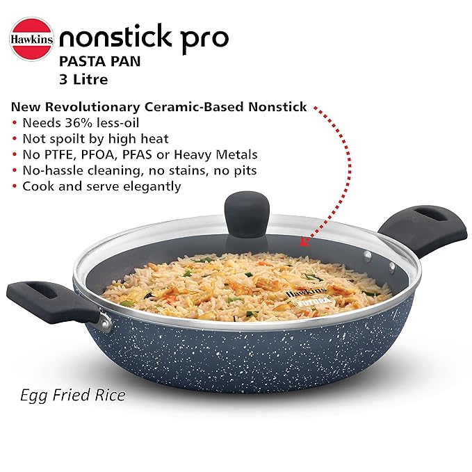 Hawkins Nonstick Pro Pasta Pan 28 cm Diameter