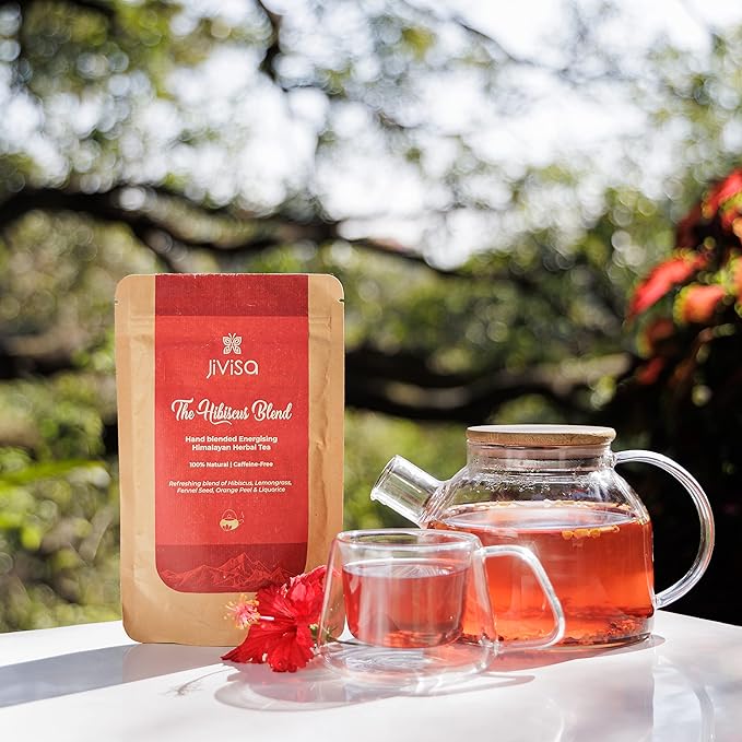 Jivisa Hibiscus Blend Herbal Tea - 50 gms